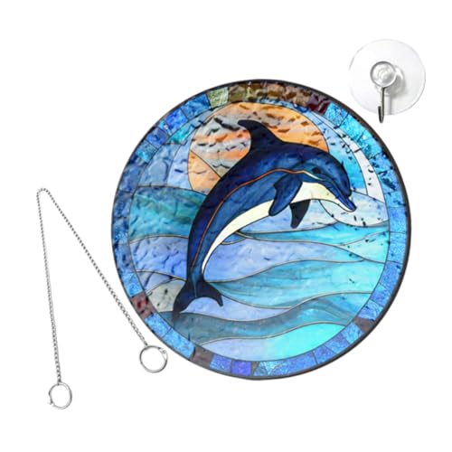 KITANDOVE 1satz Hängendes Acryl-Delfin Ornament Dekorativer Fensterbehang Für Zuhause Farbenfrohe Fensterdekoration Für Garten Balkon Und Wohnzimmer Robust Und Elegant Für Drinnen Und KITANDOVE 1satz Hängendes Acryl-Delfin Ornament Dekorativer Fensterbehang Für Zuhause Farbenfrohe Fensterdekoration Für Garten Balkon Und Wohnzimmer Robust Und Elegant Für Drinnen Und von KITANDOVE
