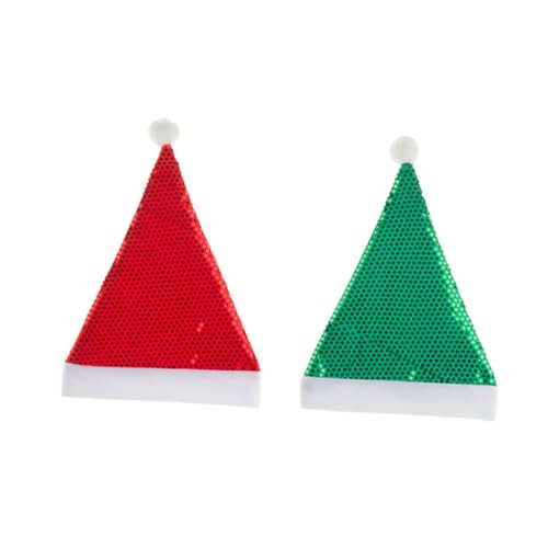 KITANDOVE 2 Stück Weihnachts-paillettenhut, Weihnachtsthema-hut, Weihnachts-kopfbedeckungszubehör KITANDOVE 2 Stück Weihnachts-paillettenhut, Weihnachtsthema-hut, Weihnachts-kopfbedeckungszubehör von KITANDOVE