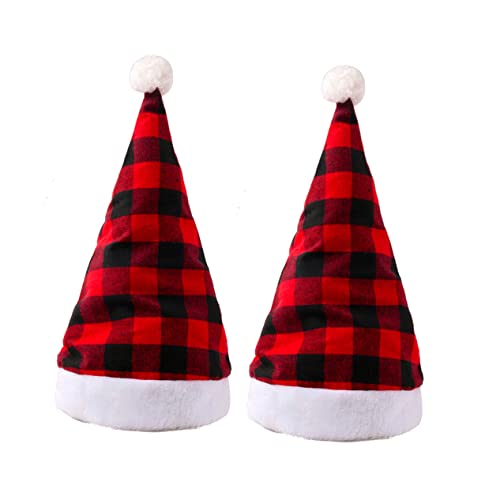 KITANDOVE Rot-schwarz Gestreifte Weihnachtsmütze Für Erwachsene Weihnachtsmannhut Party-requisiten Weihnachtsdekoration KITANDOVE Rot-schwarz Gestreifte Weihnachtsmütze Für Erwachsene Weihnachtsmannhut Party-requisiten Weihnachtsdekoration von KITANDOVE