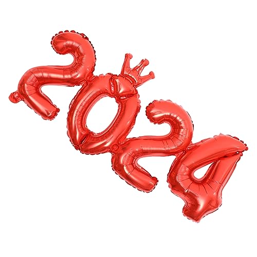 KITANDOVE 2024 Neujahrspartyzubehör Aluminiumfolienballons Zahlenballons Für Festliche Feiern Verschiedenen Farben Ideal Für Dekorationen Und Partys KITANDOVE 2024 Neujahrspartyzubehör Aluminiumfolienballons Zahlenballons Für Festliche Feiern Verschiedenen Farben Ideal Für Dekorationen Und Partys von KITANDOVE