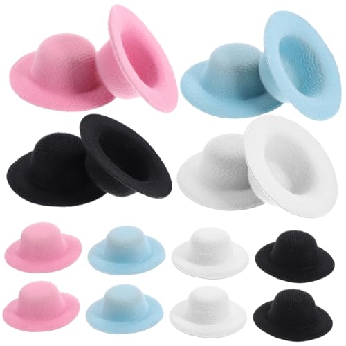KITANDOVE Miniatur-Hüte-Set 20 Stück handgefertigte Zylinderhüte für Puppen dekorative Mini-Zylinderhüte zum Selbermachen KITANDOVE Miniatur-Hüte-Set 20 Stück handgefertigte Zylinderhüte für Puppen dekorative Mini-Zylinderhüte zum Selbermachen von KITANDOVE