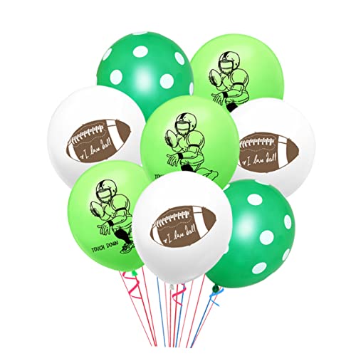 KITANDOVE 20er Set Fußball Latexballons Für Kindergeburtstag 6 Ballons Mit Fußballspielern 6 Mit Fußball Motiven Und 8 Grüne Gepunktete Ballons Perfekte Deko Für Fußball Themenpartys KITANDOVE 20er Set Fußball Latexballons Für Kindergeburtstag 6 Ballons Mit Fußballspielern 6 Mit Fußball Motiven Und 8 Grüne Gepunktete Ballons Perfekte Deko Für Fußball Themenpartys von KITANDOVE