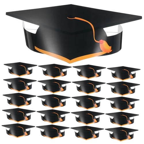 KITANDOVE 36 Stücke Papier Graduation Hüte Caps Dekorative Graduation Party Favors Elastische Band KITANDOVE 36 Stücke Papier Graduation Hüte Caps Dekorative Graduation Party Favors Elastische Band von KITANDOVE