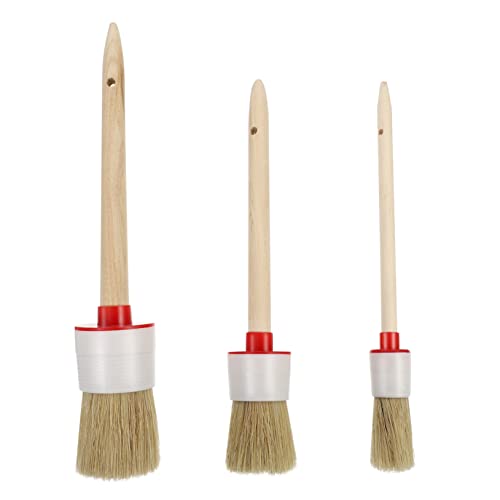 KITANDOVE 3stücke Teiliges Set Holzgriff Pinsel Für Lack Und Reinigung Rundbürsten Aus Naturborsten Für Präzise Detailarbeiten Und Effektive Autopflege Für Hausprojekte KITANDOVE 3stücke Teiliges Set Holzgriff Pinsel Für Lack Und Reinigung Rundbürsten Aus Naturborsten Für Präzise Detailarbeiten Und Effektive Autopflege Für Hausprojekte von KITANDOVE