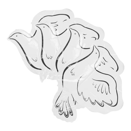 KITANDOVE 4 Stück Aluminium Folienballons für Hochzeitsfeiern Geburtstagsdekorationen Jubiläen und Festliche Anlässe Langlebig Verwenden von KITANDOVE
