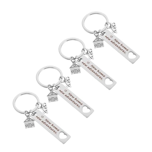 KITANDOVE 4 Stück Schlüsselanhänger Medaillon Des Deckels Bulk Ornamente Edelstahl Schlüsselanhänger Einweihungsornament Schlüsselanhänger Ornament Einweihungsstil Schlüssel KITANDOVE 4 Stück Schlüsselanhänger Medaillon Des Deckels Bulk Ornamente Edelstahl Schlüsselanhänger Einweihungsornament Schlüsselanhänger Ornament Einweihungsstil Schlüssel von KITANDOVE