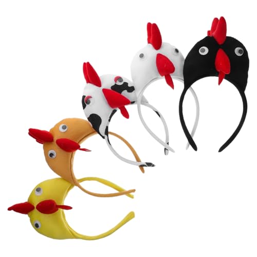 KITANDOVE Hahn-kostüm Für Erwachsene Kopfbedeckung Party-haarschmuck Für Frauen Lustiges Hühner-kopfstück Für Festival-outfit-requisite KITANDOVE Hahn-kostüm Für Erwachsene Kopfbedeckung Party-haarschmuck Für Frauen Lustiges Hühner-kopfstück Für Festival-outfit-requisite von KITANDOVE