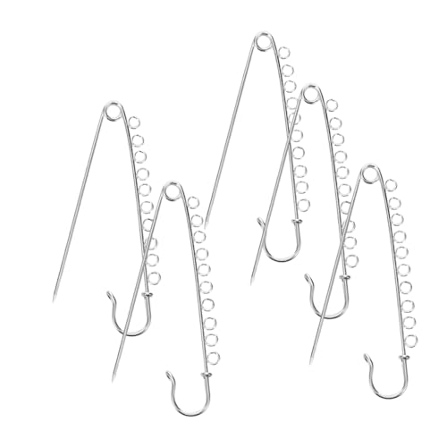 KITANDOVE 10 Schlaufen robuste Sicherheitsnadeln in Silber Steppdecken-Clips Broschenknöpfe für Damen modische Nähklammern aus Metall KITANDOVE 10 Schlaufen robuste Sicherheitsnadeln in Silber Steppdecken-Clips Broschenknöpfe für Damen modische Nähklammern aus Metall von KITANDOVE