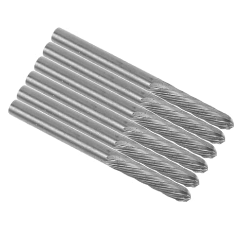 KITANDOVE 6 Stück Teiliges Hartmetall Frässtift für Drehwerkzeuge Doppelschnitt Frässtifte für Präzises Entgraten von Metall Kunststoff und Holz für Diy Projekte und Professionelle KITANDOVE 6 Stück Teiliges Hartmetall Frässtift für Drehwerkzeuge Doppelschnitt Frässtifte für Präzises Entgraten von Metall Kunststoff und Holz für Diy Projekte und Professionelle von KITANDOVE