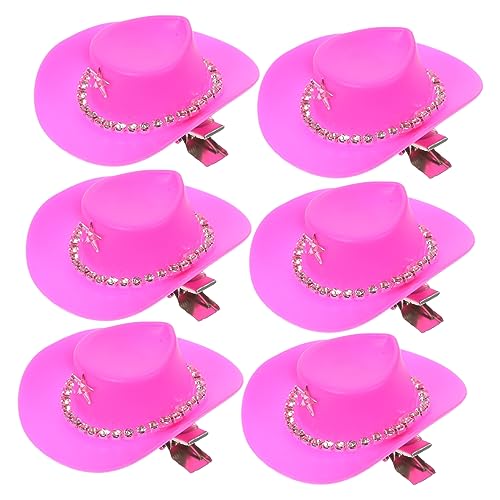KITANDOVE 6Stücke Cowboy Hut Haarnadeln für Mädchen Farbenfrohe Party Haarspangen Vielseitige Dekoration für Urlaubsfeiern und Besondere Anlässe für Hochzeiten und Geburtstagsfeiern KITANDOVE 6Stücke Cowboy Hut Haarnadeln für Mädchen Farbenfrohe Party Haarspangen Vielseitige Dekoration für Urlaubsfeiern und Besondere Anlässe für Hochzeiten und Geburtstagsfeiern von KITANDOVE