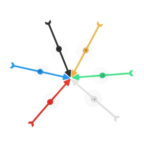 KITANDOVE 6Stücke Spinning Arrow mit Saugnapf für Interaktive Brettspiele Party Zubehör und Klassenzimmeraktivitäten Farben Setup für Spaß und Unterhaltung KITANDOVE 6Stücke Spinning Arrow mit Saugnapf für Interaktive Brettspiele Party Zubehör und Klassenzimmeraktivitäten Farben Setup für Spaß und Unterhaltung von KITANDOVE
