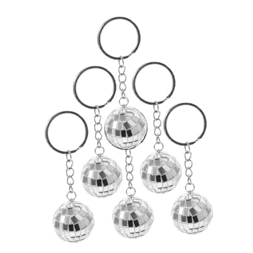 KITANDOVE Disco-schlüsselanhänger Spiegel-schlüsselanhänger-set Silber 70er-jahre-disko- Festliche Partygeschenke Für Feiertage KITANDOVE Disco-schlüsselanhänger Spiegel-schlüsselanhänger-set Silber 70er-jahre-disko- Festliche Partygeschenke Für Feiertage von KITANDOVE