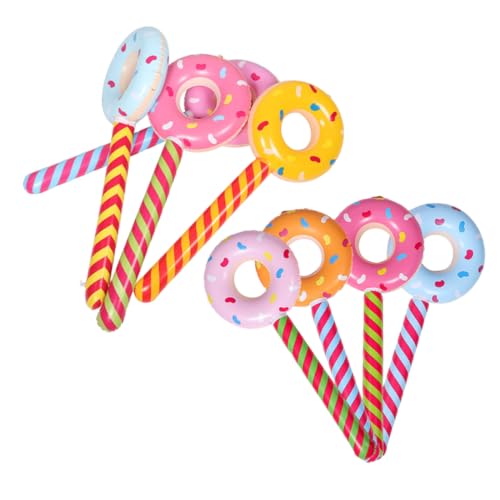 KITANDOVE Aufblasbare Donut Stabdekoration 8er Satz Candyland Party Deko Für Kinder Geburtstag Karneval Lollipop Artikel Pvc Ballons Zubehör Requisiten KITANDOVE Aufblasbare Donut Stabdekoration 8er Satz Candyland Party Deko Für Kinder Geburtstag Karneval Lollipop Artikel Pvc Ballons Zubehör Requisiten von KITANDOVE