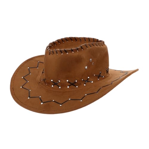 KITANDOVE Cowboyhut für Kinder Kappe im Western-Stil Strohhut für Jungen und Mädchen dekorativer Partyhut wiederverwendbar robust leicht KITANDOVE Cowboyhut für Kinder Kappe im Western-Stil Strohhut für Jungen und Mädchen dekorativer Partyhut wiederverwendbar robust leicht von KITANDOVE