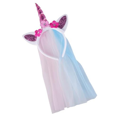 KITANDOVE Einhorn-Stirnband modischer Kopfschmuck für Jungen und Mädchen Karnevalskleidung Haarband Haarschmuck bunte Kopfbedeckungen CW7203 KITANDOVE Einhorn-Stirnband modischer Kopfschmuck für Jungen und Mädchen Karnevalskleidung Haarband Haarschmuck bunte Kopfbedeckungen CW7203 von KITANDOVE