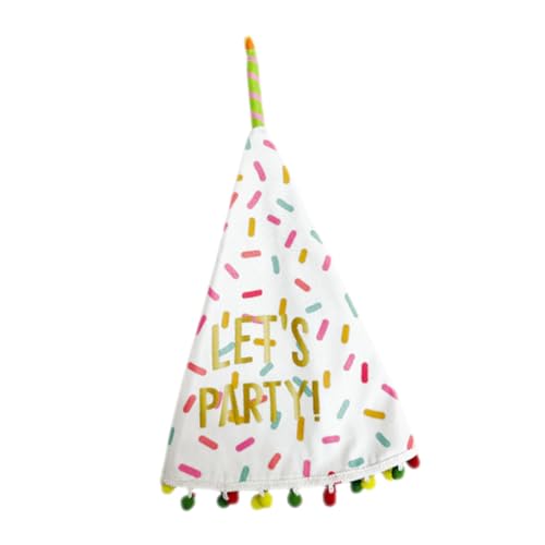 KITANDOVE Geburtstagsparty-Hut kindermütze kinder kappe Partyhüte für Erwachsene Geburtstagshüte Stoffhut für die Geburtstagsfeier dekorativer Geburtstagshut tragbar Partyhut Geschenk von KITANDOVE
