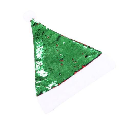 KITANDOVE Weihnachtsmützen mit Pailletten festliche doppelseitige Weihnachtsmannmütze für Weihnachtsfeier-Dekorationen KITANDOVE Weihnachtsmützen mit Pailletten festliche doppelseitige Weihnachtsmannmütze für Weihnachtsfeier-Dekorationen von KITANDOVE