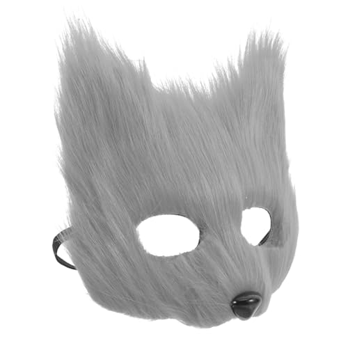 KITANDOVE Halloween-Maskenball-Fuchsmaske Plüschtier Halbmaske für Cosplay-Partys und Veranstaltungen KITANDOVE Halloween-Maskenball-Fuchsmaske Plüschtier Halbmaske für Cosplay-Partys und Veranstaltungen von KITANDOVE