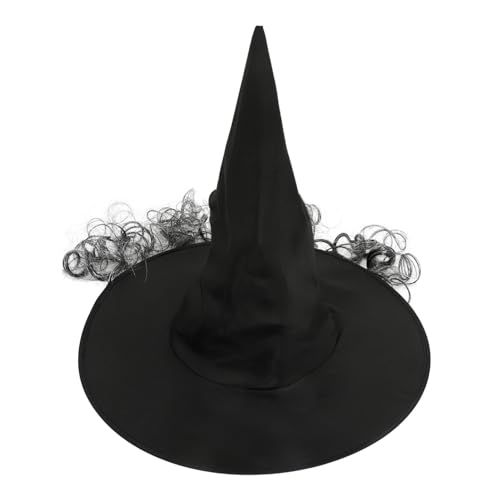KITANDOVE Hexenhut, Halloween Cosplay Hut, Halloween Kostümhut, Halloween Hut, Halloween Partyhut, Halloween Ornament, Hexendekor, Dekorativer Partyhut, Cosplay Requisite, Halloween Foto KITANDOVE Hexenhut, Halloween Cosplay Hut, Halloween Kostümhut, Halloween Hut, Halloween Partyhut, Halloween Ornament, Hexendekor, Dekorativer Partyhut, Cosplay Requisite, Halloween Foto von KITANDOVE