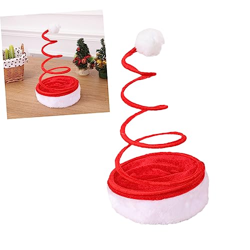 KITANDOVE Lustige Weihnachtsmannmützen Mit Dekorativen Spiralfedern Partyhüte Und Foto Requisiten Für Festliche Anlässe Ideal Für Erwachsene Und Kinder KITANDOVE Lustige Weihnachtsmannmützen Mit Dekorativen Spiralfedern Partyhüte Und Foto Requisiten Für Festliche Anlässe Ideal Für Erwachsene Und Kinder von KITANDOVE