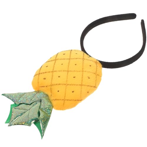 KITANDOVE Party-Ananas-Stirnband tropisches Stirnband Ananaskopf-Bopper plastiktisch plastic Schmücken Haarband Haarschmuck im Hawaii-Stil Kopfbedeckungen für hawaiianische Partys Karikatur von KITANDOVE