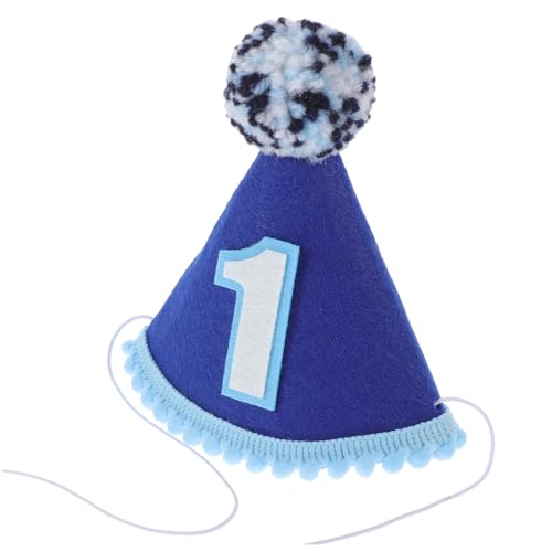 KITANDOVE Partyhut für Kinder Geburtstagshut -Geburtstagsmütze Hüte Babymützen für Jungen deko Party-Kopfbedeckung kopfschmuck zum geburtstag Einfach Requisiten kleiner Junge Stoff von KITANDOVE