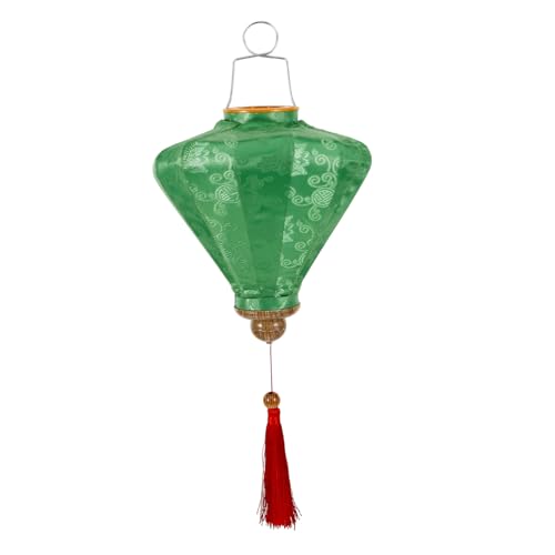KITANDOVE Vietnamesische Laterne Aus Eisen Und Beflocktem Stoff Hängende Dekorative Laterne Für Hochzeiten Partys Und Festivals KITANDOVE Vietnamesische Laterne Aus Eisen Und Beflocktem Stoff Hängende Dekorative Laterne Für Hochzeiten Partys Und Festivals von KITANDOVE