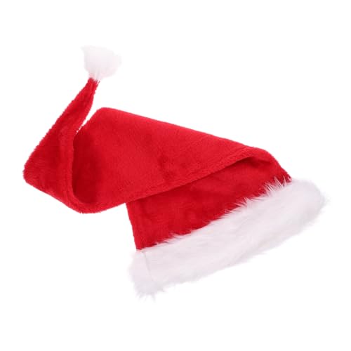KITANDOVE Festliche Rote Weihnachtsmannmütze Luxuriöse Plüschmütze für Erwachsene für Weihnachtsmannkostüm und Silvesterveranstaltungen KITANDOVE Festliche Rote Weihnachtsmannmütze Luxuriöse Plüschmütze für Erwachsene für Weihnachtsmannkostüm und Silvesterveranstaltungen von KITANDOVE