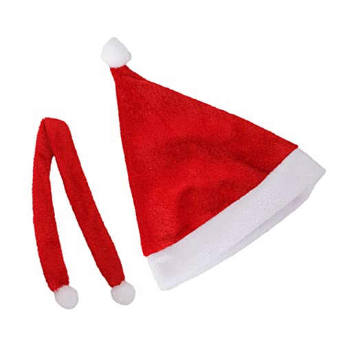 KITANDOVE Weihnachtsfeier-set 1 Set Aus Samtmütze Und Schal Kreative Lichtdekoration Festlicher Weihnachtsschmuck Für Baum Garten Fotos KITANDOVE Weihnachtsfeier-set 1 Set Aus Samtmütze Und Schal Kreative Lichtdekoration Festlicher Weihnachtsschmuck Für Baum Garten Fotos von KITANDOVE