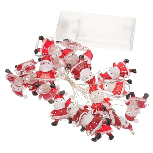 KITANDOVE -lichterkette Mit Weihnachtsmann- 20 Glühbirnen 2 M Lang Batteriebetrieben Für Weihnachtsfeiern Und Heimdekoration KITANDOVE -lichterkette Mit Weihnachtsmann- 20 Glühbirnen 2 M Lang Batteriebetrieben Für Weihnachtsfeiern Und Heimdekoration von KITANDOVE