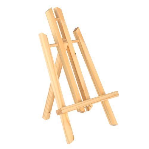 Staffelei - Tischstaffelei - staffelei klein - 30 cm hoch - klappbar und platzsparend - geeignet für Malerei, Kinderkunst und Handwerk von KITDAHOM
