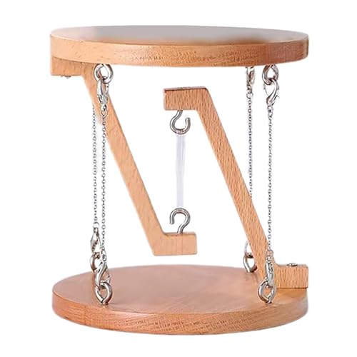 KIUGOP Tensegrity Tisch, Anti Schwerkraft Tischmodell, hölzerne Tensegrity Skulptur, kreative Tischdekoration mit Tensegrity-Struktur, handgefertigtes schwimmendes Tischmodell,Natural KIUGOP Tensegrity Tisch, Anti Schwerkraft Tischmodell, hölzerne Tensegrity Skulptur, kreative Tischdekoration mit Tensegrity-Struktur, handgefertigtes schwimmendes Tischmodell,Natural von KIUGOP