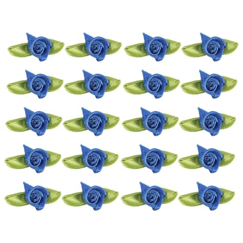 KIXZSAZ 100 Stück verleihen Kunsthandwerk einen Hauch von Klasse. Satinband Blumen für künstlerische Dekoration, Blumen, künstliche, modisch, Blau KIXZSAZ 100 Stück verleihen Kunsthandwerk einen Hauch von Klasse. Satinband Blumen für künstlerische Dekoration, Blumen, künstliche, modisch, Blau von KIXZSAZ