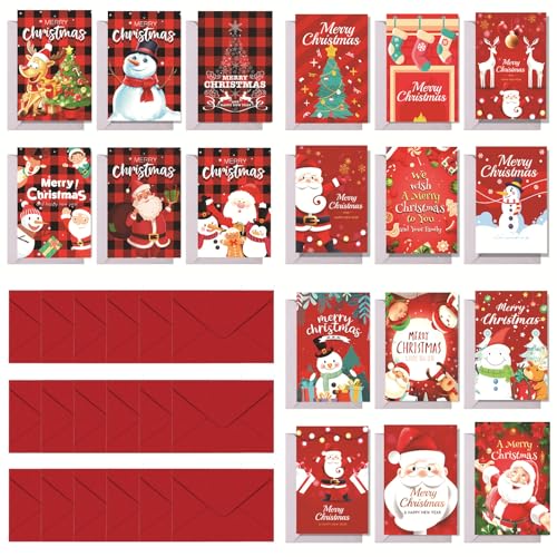 KIXZSAZ 36 x entzückende DIY Geldumschläge für Weihnachtsgeschenke, Karten, handgefertigte DIY Party Einladungen, DIY Blankokarten, Gruß KIXZSAZ 36 x entzückende DIY Geldumschläge für Weihnachtsgeschenke, Karten, handgefertigte DIY Party Einladungen, DIY Blankokarten, Gruß von KIXZSAZ