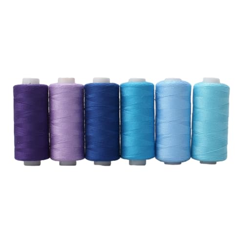 KIXZSAZ All in One Handwerkswerkzeug Fadenschnur Set für Heimnähprojekte und mehrere Farben können frei ausgewählt werden, Blaue 6 Farben Linie KIXZSAZ All in One Handwerkswerkzeug Fadenschnur Set für Heimnähprojekte und mehrere Farben können frei ausgewählt werden, Blaue 6 Farben Linie von KIXZSAZ