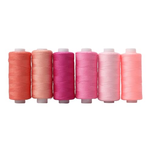 KIXZSAZ All in One Handwerkswerkzeug Fadenschnur Set für Heimnähprojekte und mehrere Farben können frei ausgewählt werden, Rosa Serie 6 farbig KIXZSAZ All in One Handwerkswerkzeug Fadenschnur Set für Heimnähprojekte und mehrere Farben können frei ausgewählt werden, Rosa Serie 6 farbig von KIXZSAZ
