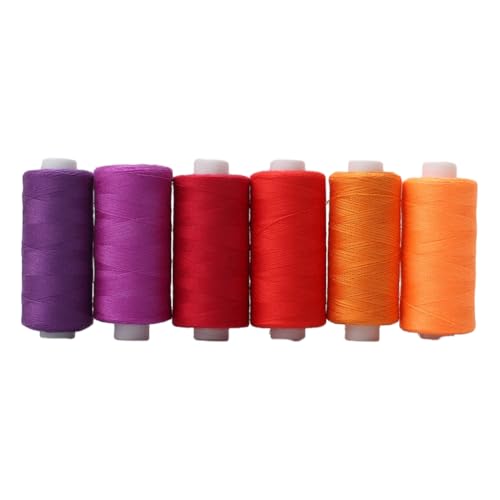 KIXZSAZ All in One Handwerkswerkzeug Fadenschnur Set für Heimnähprojekte und mehrere Farben können frei ausgewählt werden, Rote 6 Farben Linie KIXZSAZ All in One Handwerkswerkzeug Fadenschnur Set für Heimnähprojekte und mehrere Farben können frei ausgewählt werden, Rote 6 Farben Linie von KIXZSAZ