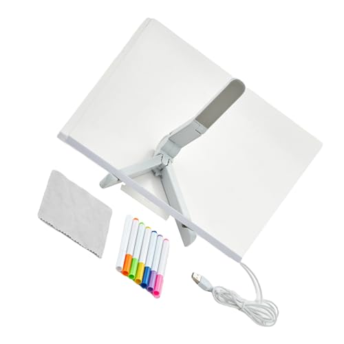 KIXZSAZ LED Zeichenbrett, klares Display für kreative Köpfe, leuchtendes Acryl Nachrichtenbrett, leuchtendes Acryl Nachrichtenbrett, langlebig, 30 * 20cm von KIXZSAZ
