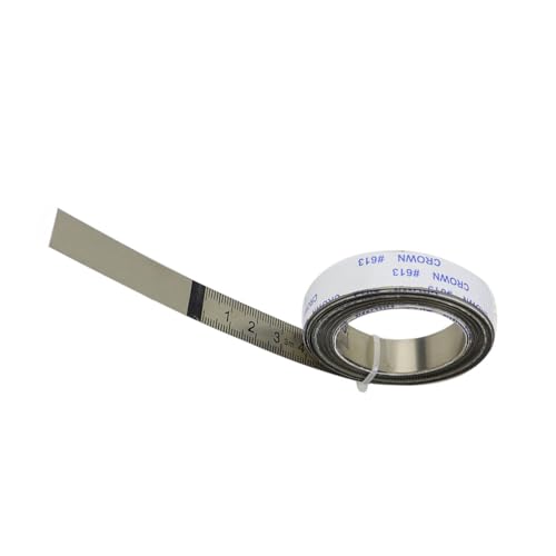 KIXZSAZ Metrisches Maßstabslineal, Edelstahl, mechanisches Lineal, permanent klebend, tragbar, selbstklebend, Lineal, Aufkleber, Skala, Holzbearbeitung KIXZSAZ Metrisches Maßstabslineal, Edelstahl, mechanisches Lineal, permanent klebend, tragbar, selbstklebend, Lineal, Aufkleber, Skala, Holzbearbeitung von KIXZSAZ
