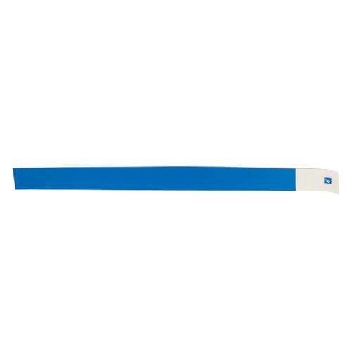 KIXZSAZ Packung mit 100 ID Armbändern Weichheit Einmaliges Armband Atmungsaktive Wasserdichte Armbänder Handwerkskunst Erkennungsband , Blau von KIXZSAZ