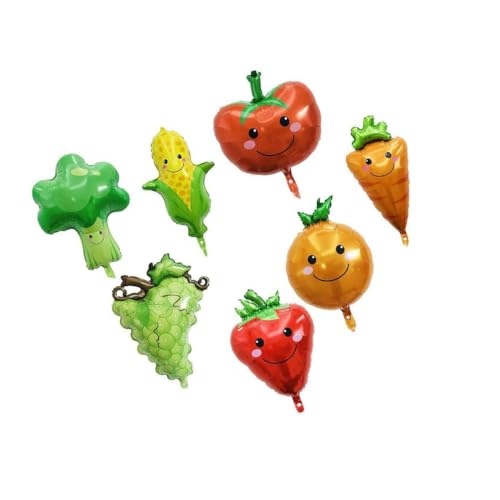 KIXZSAZ Skurriler Obst Gemüse Aluminiumballon, lebendige Geburtstagsparty Dekoration KIXZSAZ Skurriler Obst Gemüse Aluminiumballon, lebendige Geburtstagsparty Dekoration von KIXZSAZ
