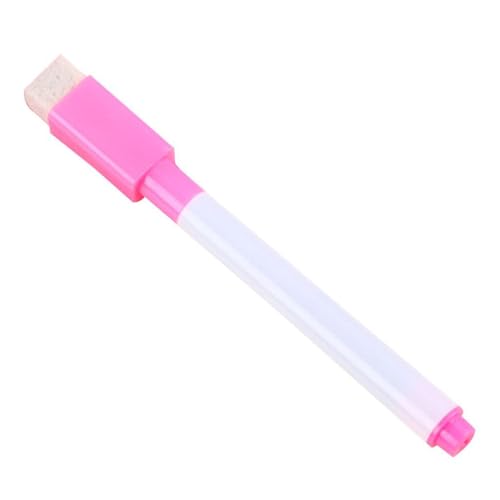 KIXZSAZ Tragbarer Tafelmarkierungs, Zeichen und Malstift mit Radiergummi, löschbare Kreidetafel Marker, wischfest, Bleistift, Büro, Schule, Rosa Schwarz KIXZSAZ Tragbarer Tafelmarkierungs, Zeichen und Malstift mit Radiergummi, löschbare Kreidetafel Marker, wischfest, Bleistift, Büro, Schule, Rosa Schwarz von KIXZSAZ