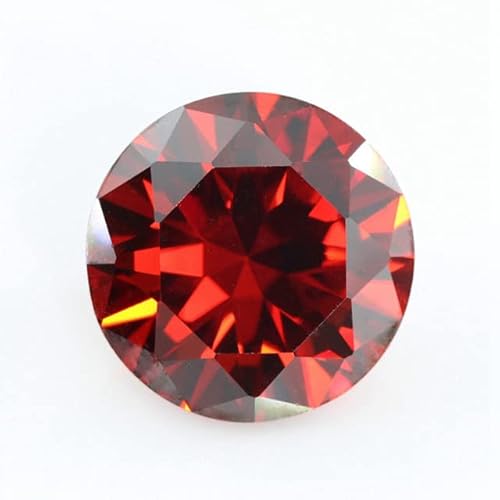 5A Zirkonia Stein Multicolor Runde Form Brillantschliff Lose CZ Steine Synthetische Edelsteine Perlen Für Schmuck 0,8~12 mm AAAAA-Granat, 10,0 mm, 10 Stk 5A Zirkonia Stein Multicolor Runde Form Brillantschliff Lose CZ Steine Synthetische Edelsteine Perlen Für Schmuck 0,8~12 mm AAAAA-Granat, 10,0 mm, 10 Stk von KIYANSH