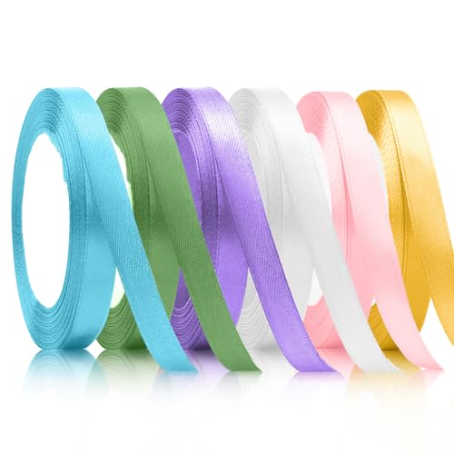 6PCS Geschenkband,Dekoration Schleifenband,10mm 22m Satinband,Red Band,Satinband Grün,Geschenkband Grün,Dekoband,Schleifenband Grün,Seidenbänder Bunt,Geschenk Dekoration Verpackung,Ringelband,bänder 6PCS Geschenkband,Dekoration Schleifenband,10mm 22m Satinband,Red Band,Satinband Grün,Geschenkband Grün,Dekoband,Schleifenband Grün,Seidenbänder Bunt,Geschenk Dekoration Verpackung,Ringelband,bänder von KIYFXA