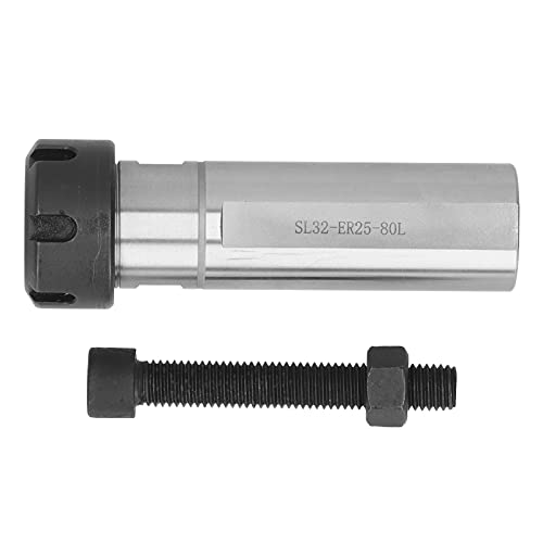 Collet Chuck Holder Gerade Shank-Verlängerungsstäbe, CNC-Verlängerungsstangen Fräshalter, SL32-ER25-80L für CNC-Drehmaschine, Klopfanwendungen, ideal für Maschinisten und Collet Chuck Holder Gerade Shank-Verlängerungsstäbe, CNC-Verlängerungsstangen Fräshalter, SL32-ER25-80L für CNC-Drehmaschine, Klopfanwendungen, ideal für Maschinisten und von KJAOYU