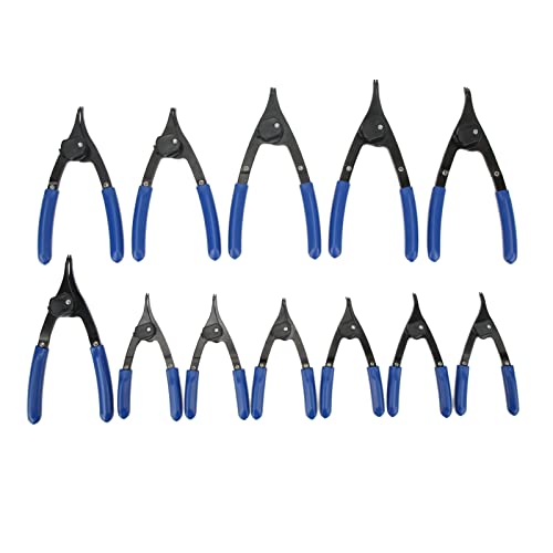 Schnappringzange Set, Circlip -Zange, 12pcs Universal Snap Ring Zange Set - gerade und gebogener Kiefer für die Autoreparatur Schnappringzange Set, Circlip -Zange, 12pcs Universal Snap Ring Zange Set - gerade und gebogener Kiefer für die Autoreparatur von KJAOYU