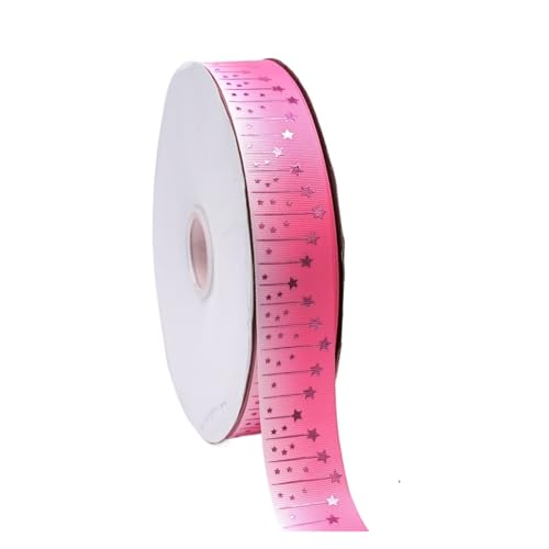 KJBDQQH Schleife 10 Yards 38 mm breites silbernes Sternmuster-Gürtel for Einwickeln von Kuchen(Color 4) von KJBDQQH