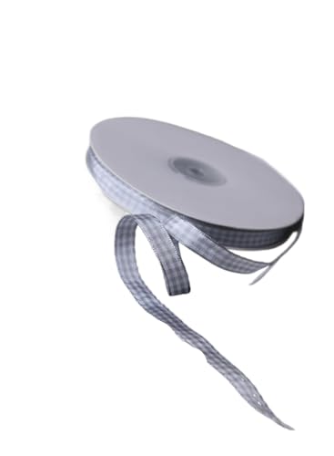 KJBDQQH Schleife 100 Yards 10 mm Bänder for Hochzeit, Weihnachten, Party, Dekoration, Verpackung, DIY, Basteln, Schleife, Haar, Kariertes Band, Verpackung(Color8) von KJBDQQH