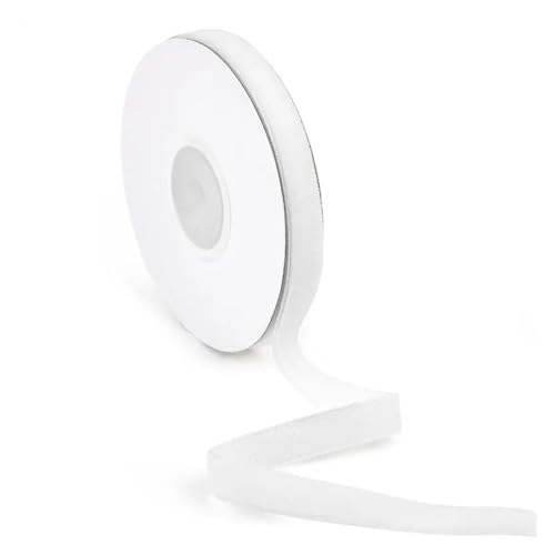 KJBDQQH Schleife 15 Yards 1/2,5 cm Samtbänder Farbe Einseitige Beflockung DIY Handgefertigte Schleife Hochzeit Partydekorationen for Verpackungsstoff(1cm H) von KJBDQQH
