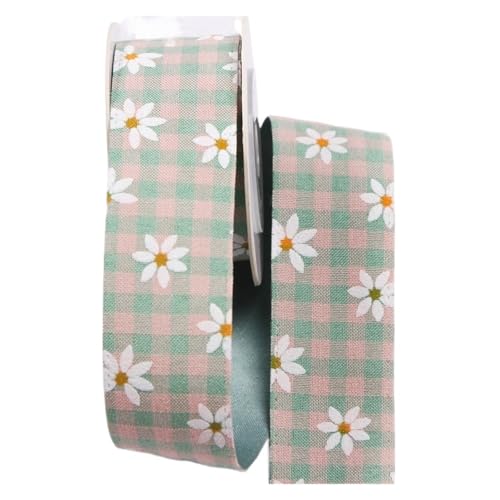 KJBDQQH Schleife 15 Yards Satinband for DIY-Bogen-Kopfbedeckungsmaterialien, Kuchenbox, Blumen, Verpackung, Hut, Nähen, Dekorzubehör(Green,15mm) von KJBDQQH
